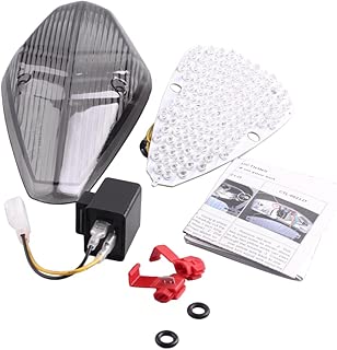 Luckmart Smoke Lens Integrated Motorcycle LED Taillight for VTX 1300 2002-2008, VTX 1800/1800T 2002-2008 - coolthings.us