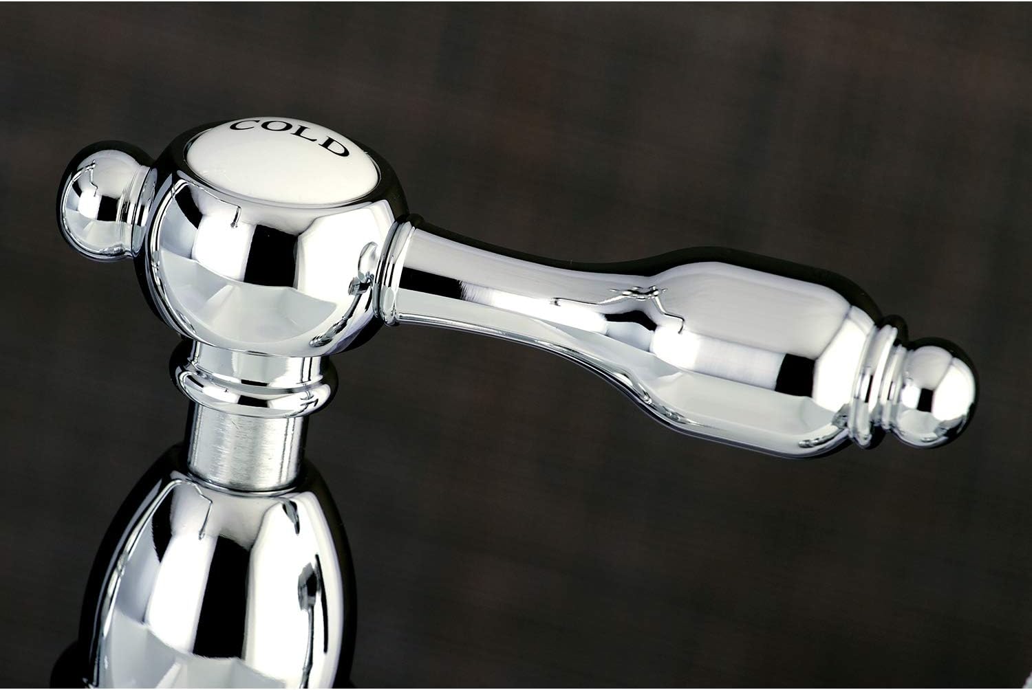 Kingston Brass KS1171TAL Tudor Bridge Kitchen Faucet, Polished Chrome