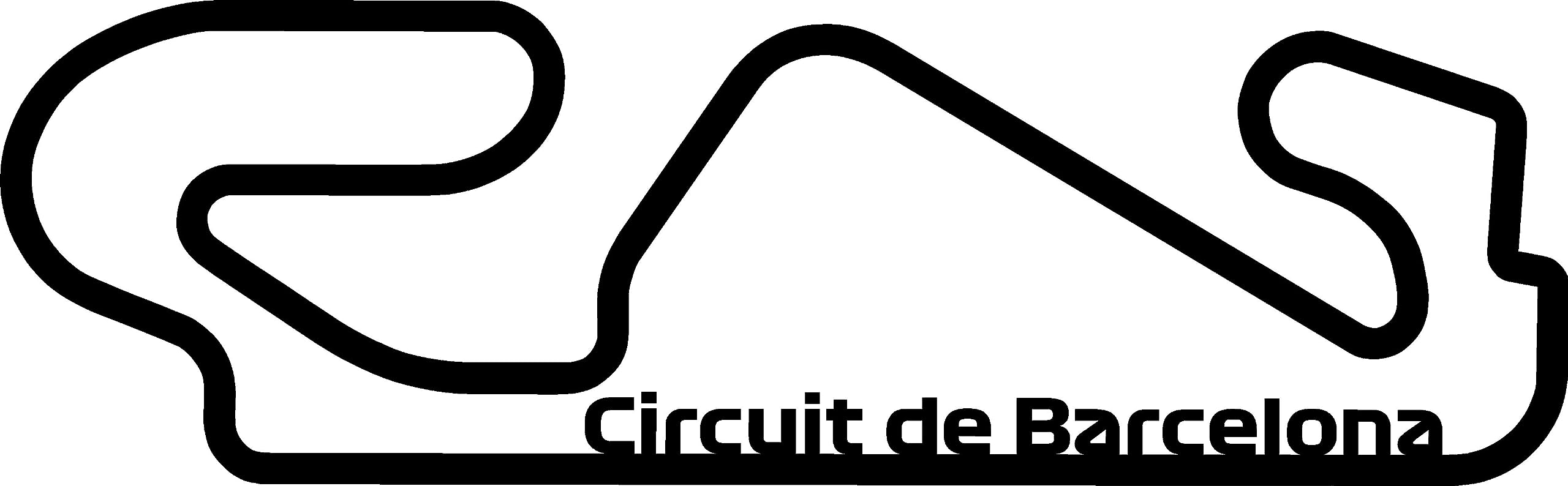 Rustic Charm Formula 1 Circuit Wall Art - Grand Prix Race Track Sculpture - Motorsport Gift - Monaco - Spa - Monza - Any Track. (Circuit de Barcelona-Catalunya, Medium (315mm))