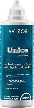 Single Solution Avizor Unica Sensitive. Solution for Cleaning and Disinfection of All Types of Soft Contact Lenses. 2 x 350 ml
