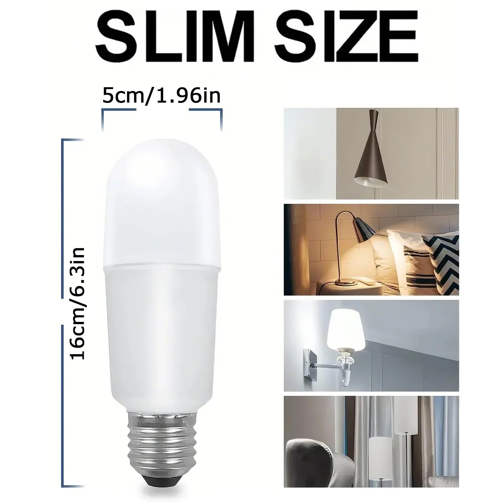 Paquete de 6 Bombillas LED Regulables, Equivalentes a 100 Vatios, 5700K, 1400 Lúmenes, Casquillo de Rosca E26.(13W,Warm)