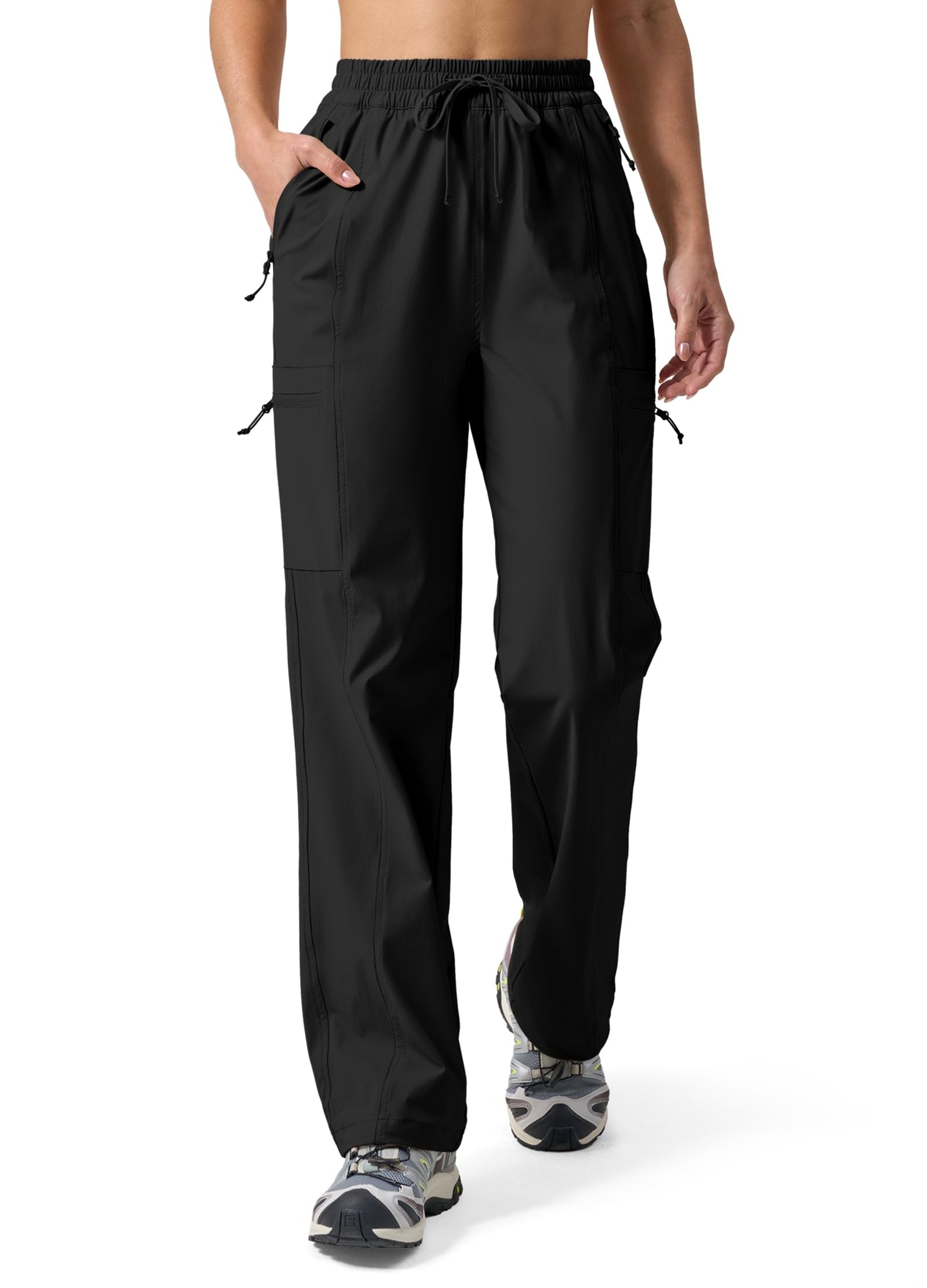 WILLIT Damen Wanderhose Schnelltrocknend Leicht UPF 50+ Outdoor Cargohose mit Taschen 74cm (29")