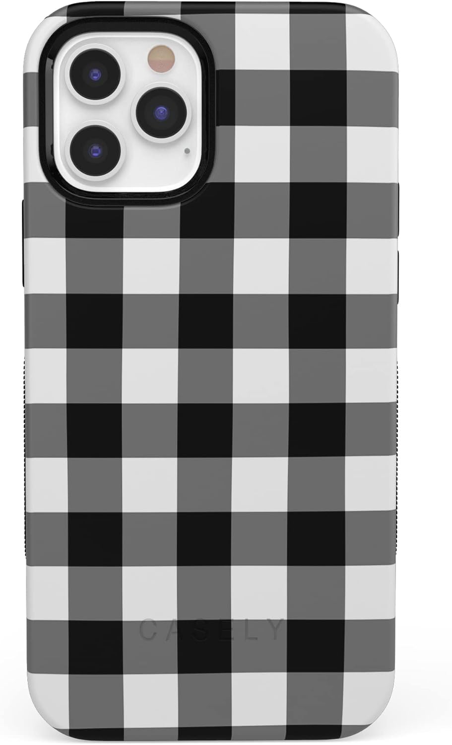 Casely iPhone 12/12 Pro Case | Check Me Out | Checkerboard | Bold Protective Design | Compatible with MagSafe