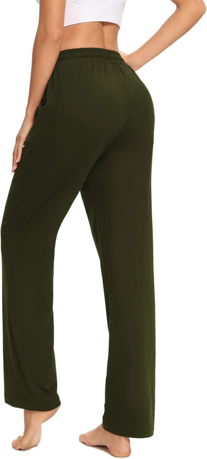 ARRIVE GUIDE Womens Yoga Sweatpants Comfy Lounge Pants with Pockets Wide Leg Loose Workout Joggers Casual Pajama Pants - Image 4
