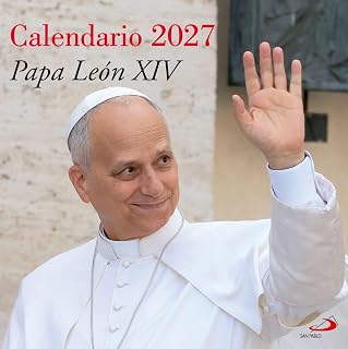 Calendario papa leon xiv 2027- pared