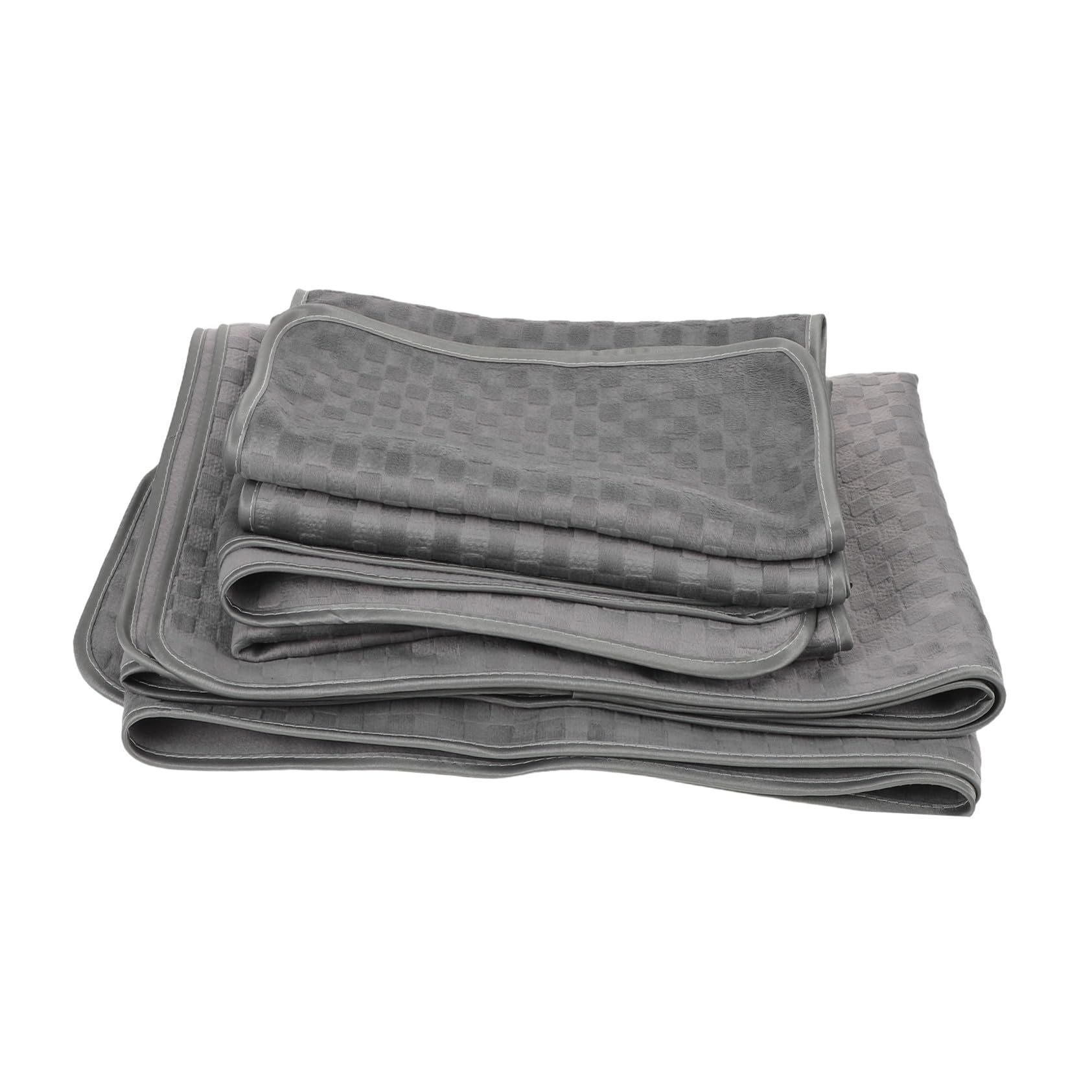 Housse de chaise longue antidérapante gris, solution lavable pour fauteuil de massage