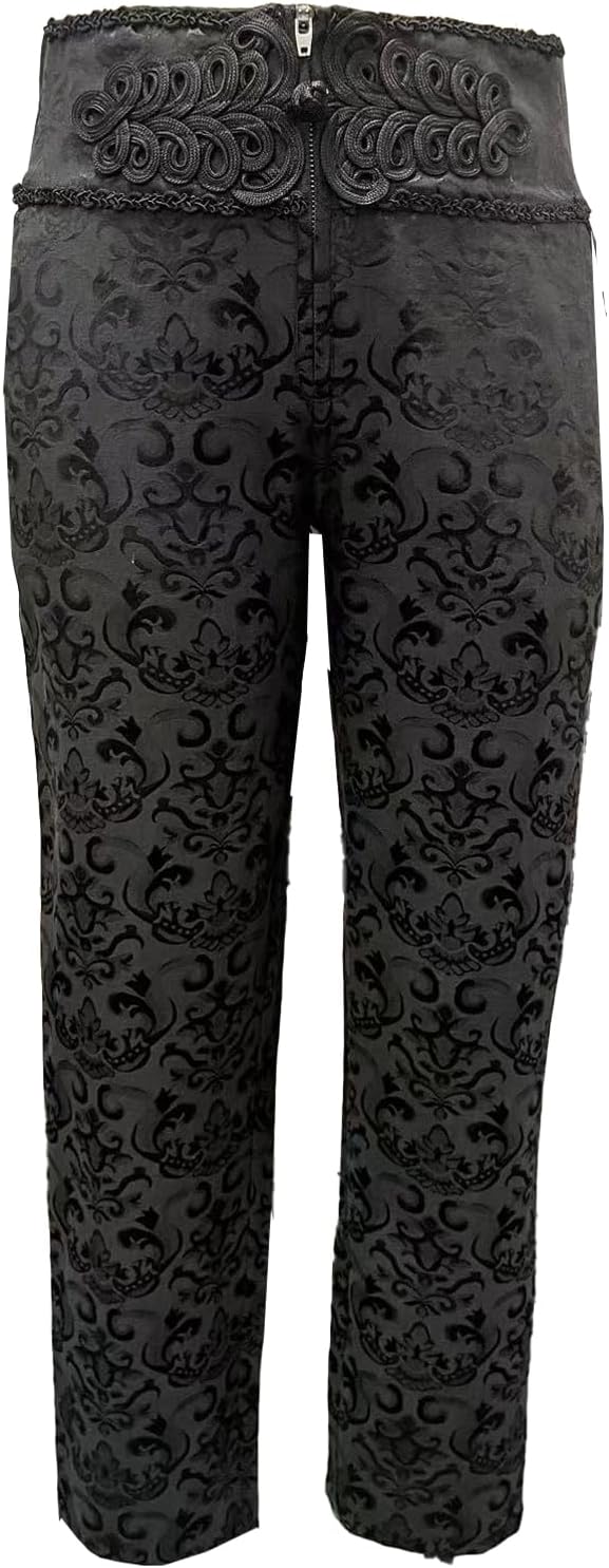 Medieval Gothic Vintage Style Pants with Individual Patterns and Comfortable Fabrics
