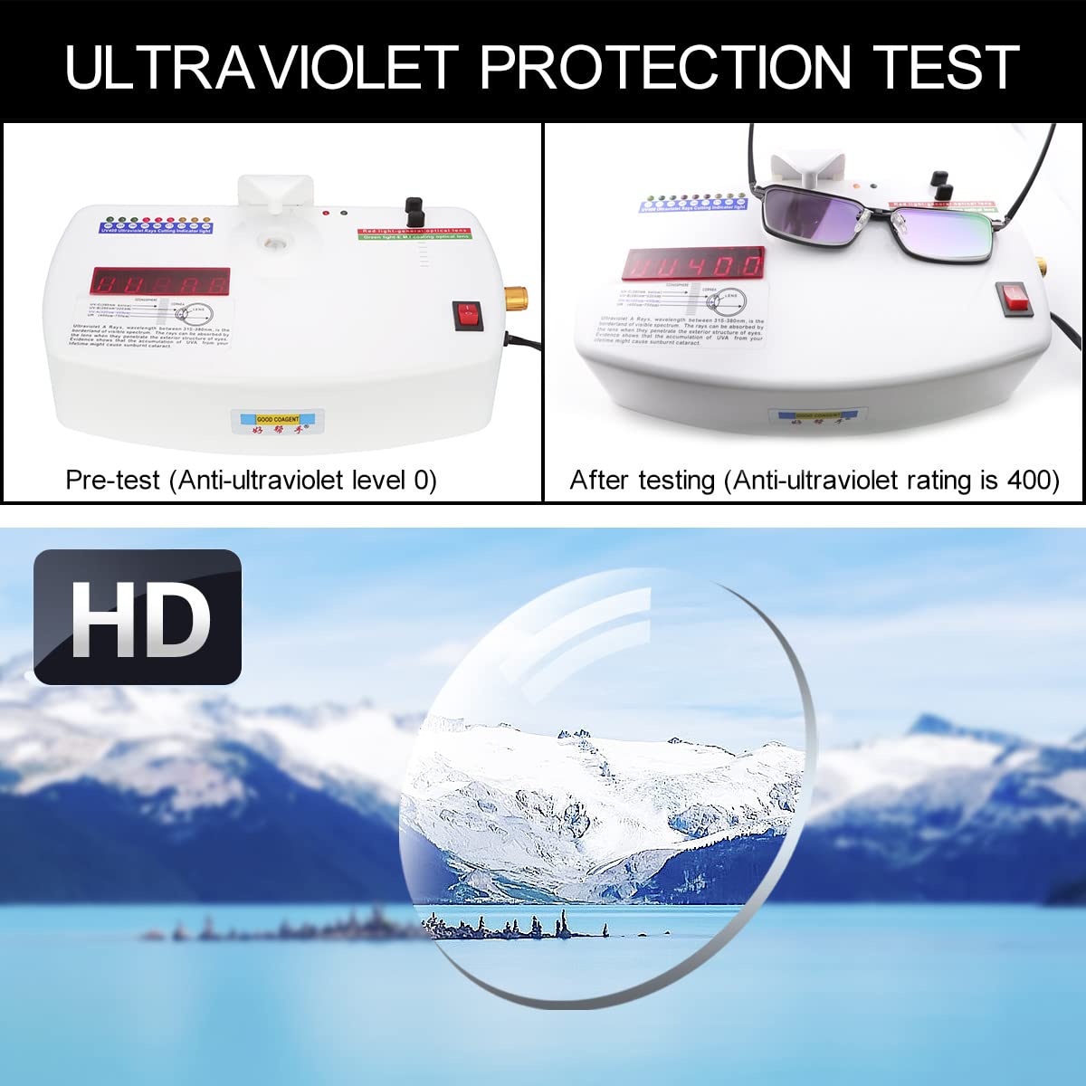 LJIMI Occhiali da lettura per uomo e donna Occhiali per computer che bloccano la luce blu Lettori solari anti abbagliamento UV Protezione Clip per occhiali da sole polarizzati con 2 magneti 2 in 1