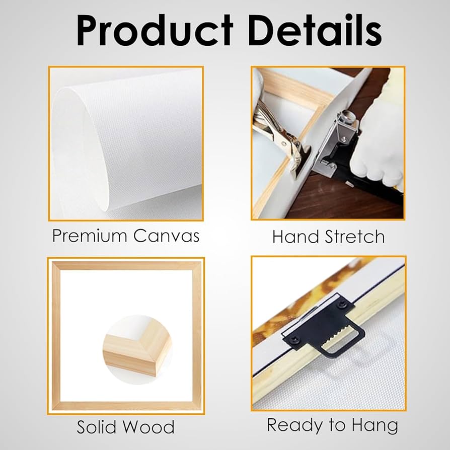 Amazon.com: Matniger Vintage Duck Wall Art Framed Prints