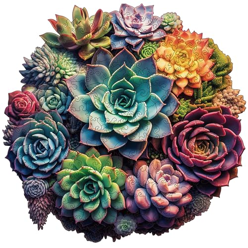 Wooden Puzzles for Adults, 200 pcs Wooden Jigsaw Puzzles for Adults,Irregular shape animal puzzle, Christmas game gifts