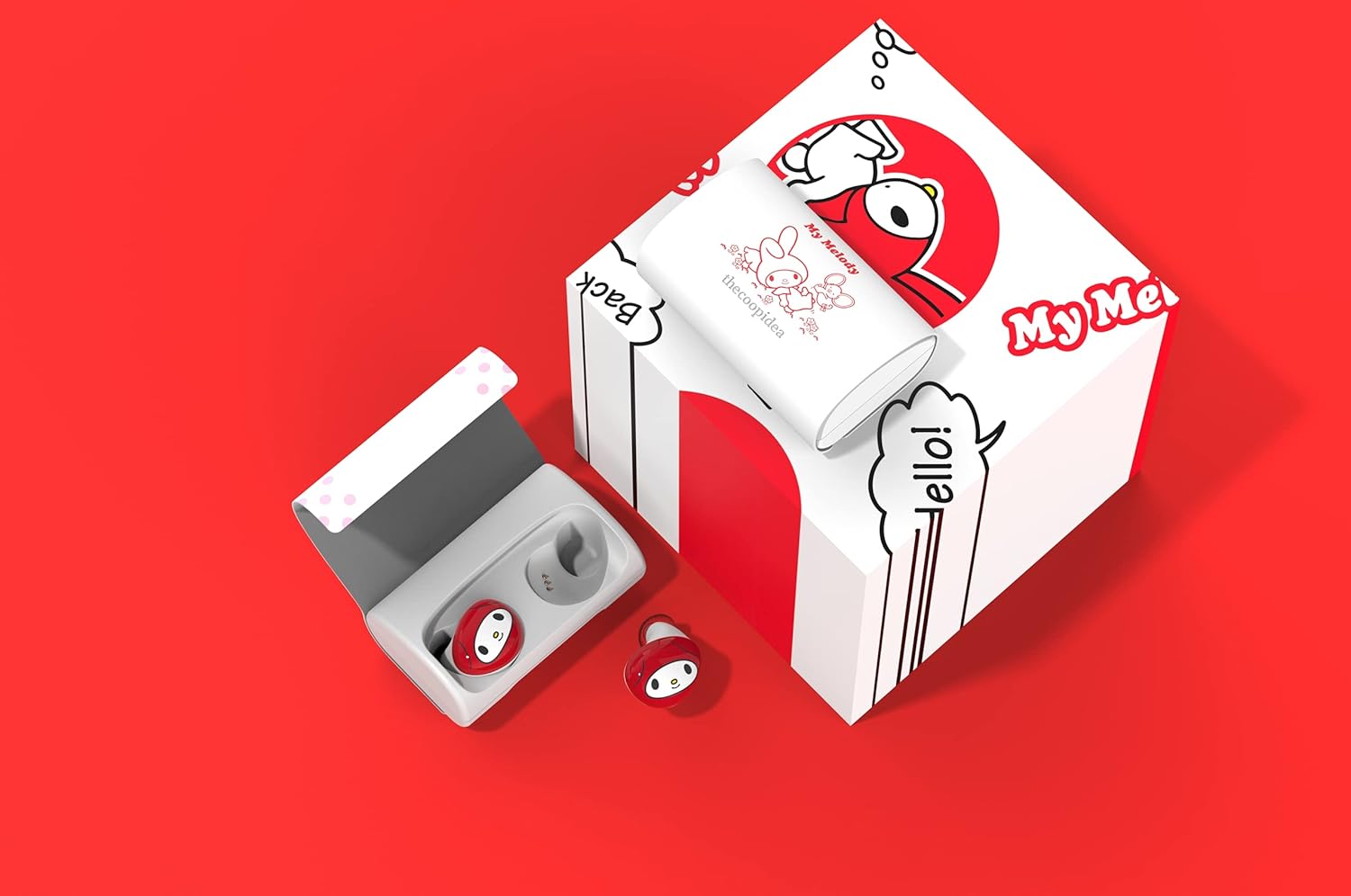 Contents of the thecoopidea BEANS+ True Wireless Earphones box