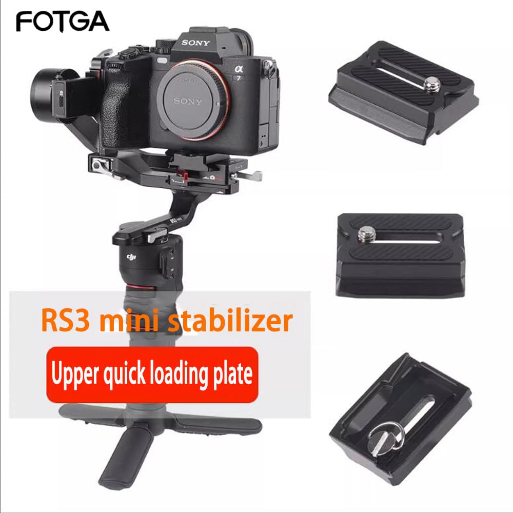 Dji Rs3 Mini LEFTFOTO Plaque à Dégagement Rapide Avec Pince De Style Arca Swiss Pour Stabilisateur DJI RS2/RS3/RS3-PRO/RSC2, Noir Dji Rs3 Pro