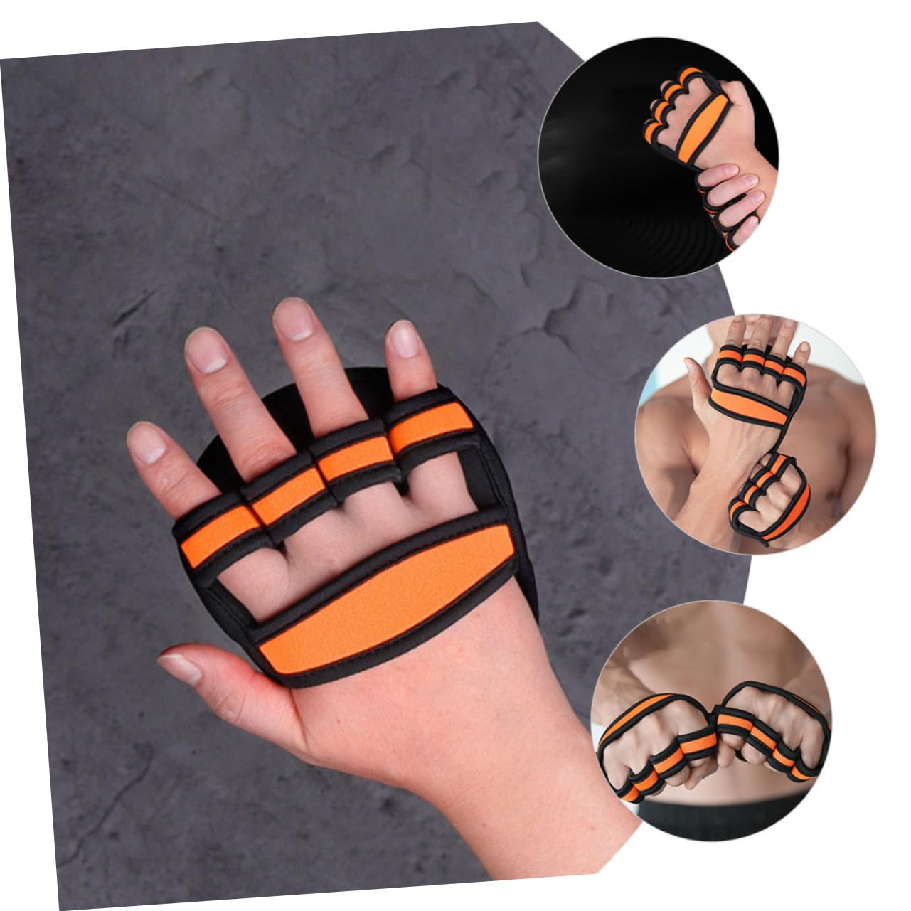 YARNOW 4pares Guantes De Entrenamiento De Gimnasio para Levantamiento De Pesas De Palma Antideslizantes Guantes De Ejercicio Resistentes para Hombres y Mujeres para Fitness y