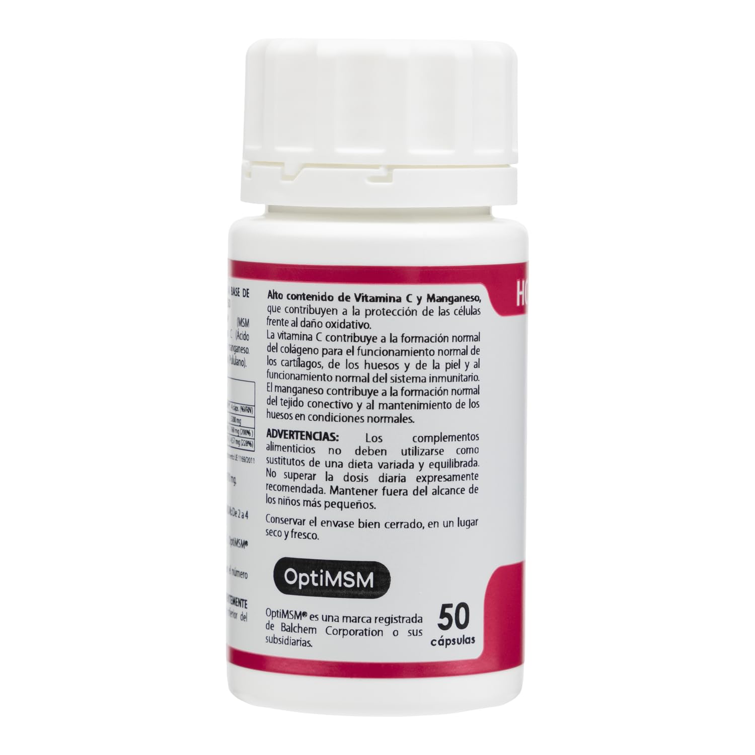Holomega MSM de Equisalud, 50 cápsulas