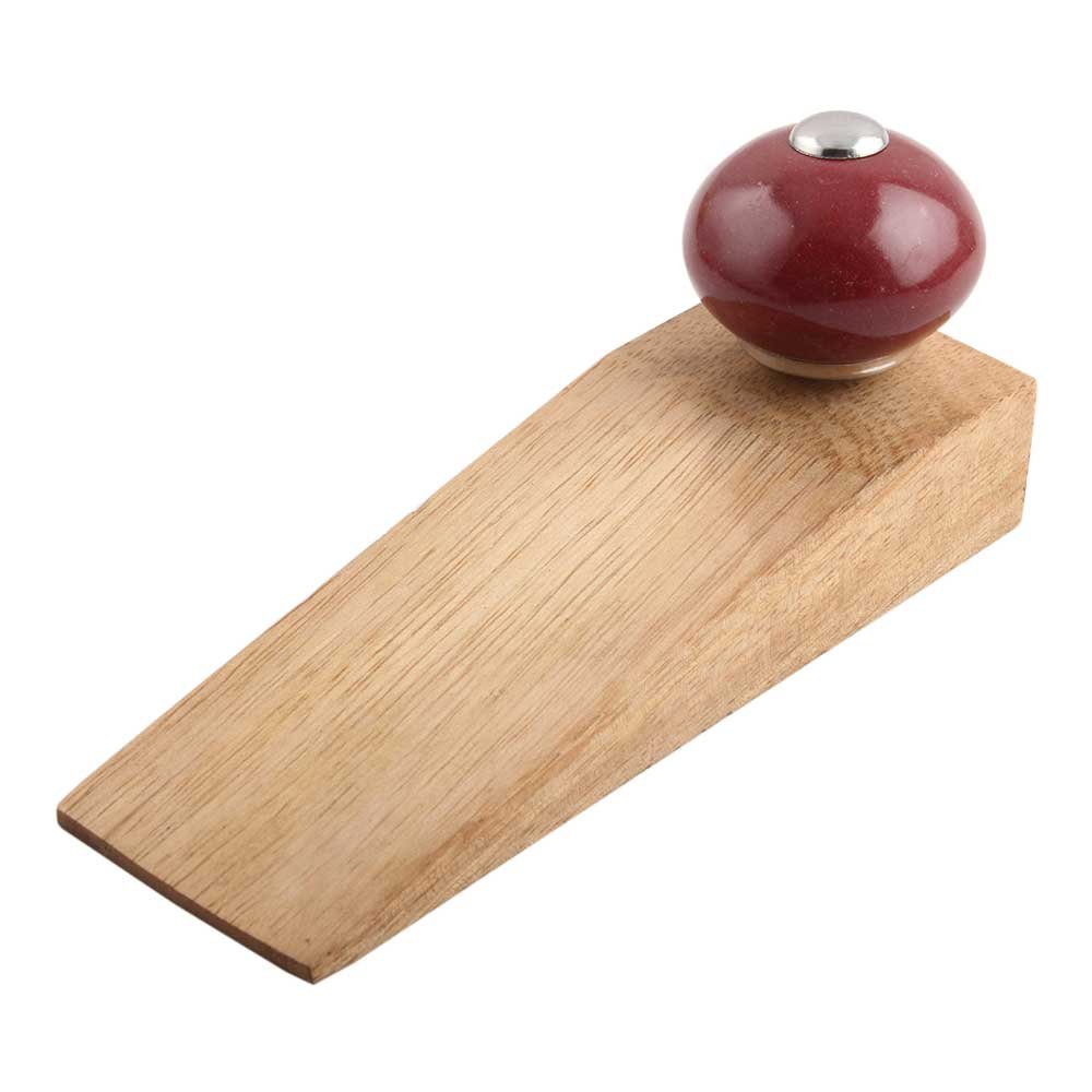 Indian-Shelf Wooden Door Stopper Wedge with Ceramic Top Heavy Duty Anti Slip — Amazon image 9