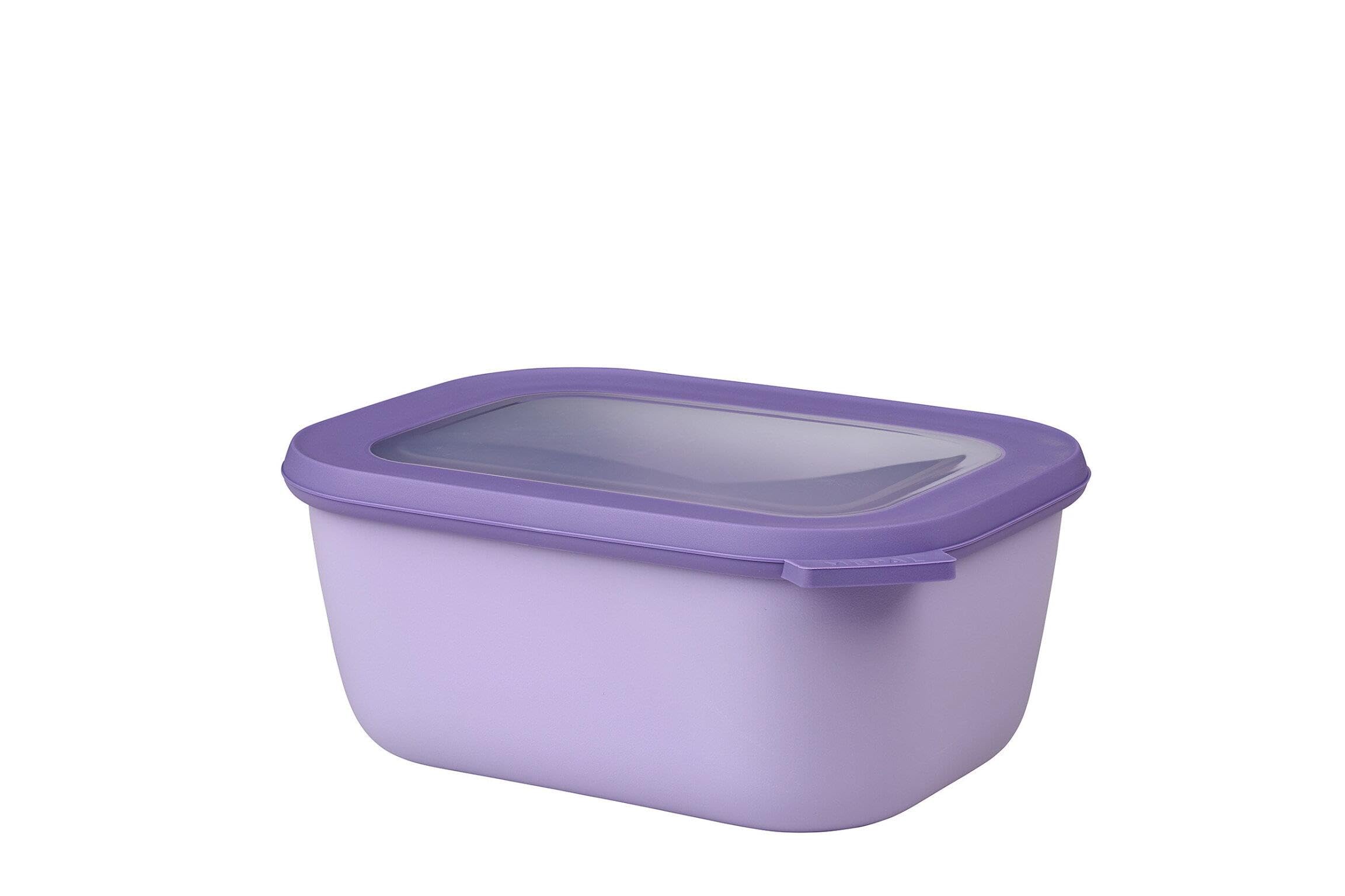 Mepal Multi bowl Cirqula rectangular 1500 ml / 50.7 oz - Vivid lilac