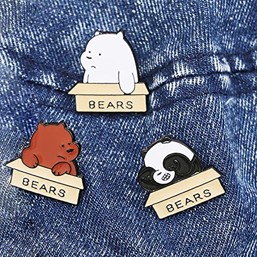 Image of Cute Enamel Pins Cartoon Lapel Pin Brooch Badge for Backpack Jackets Funny Tiger Pins for Gift Anime Enamel Pin for Clothing Hat Decoration