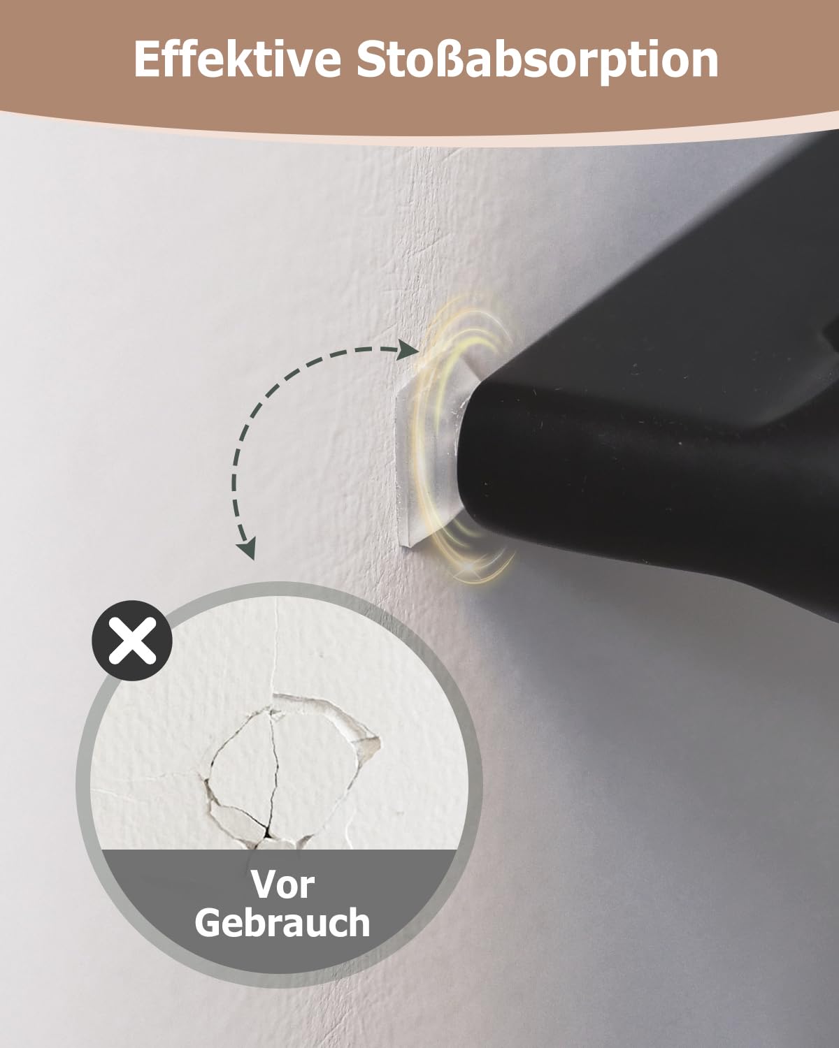 VABNEER Ammortizzatore di Colpi in Silicone Trasparente Autoadesivo Gommini Paracolpi per Porte, Mobili, Cassetti, Armadietti (325, 6.4-20.6mm)