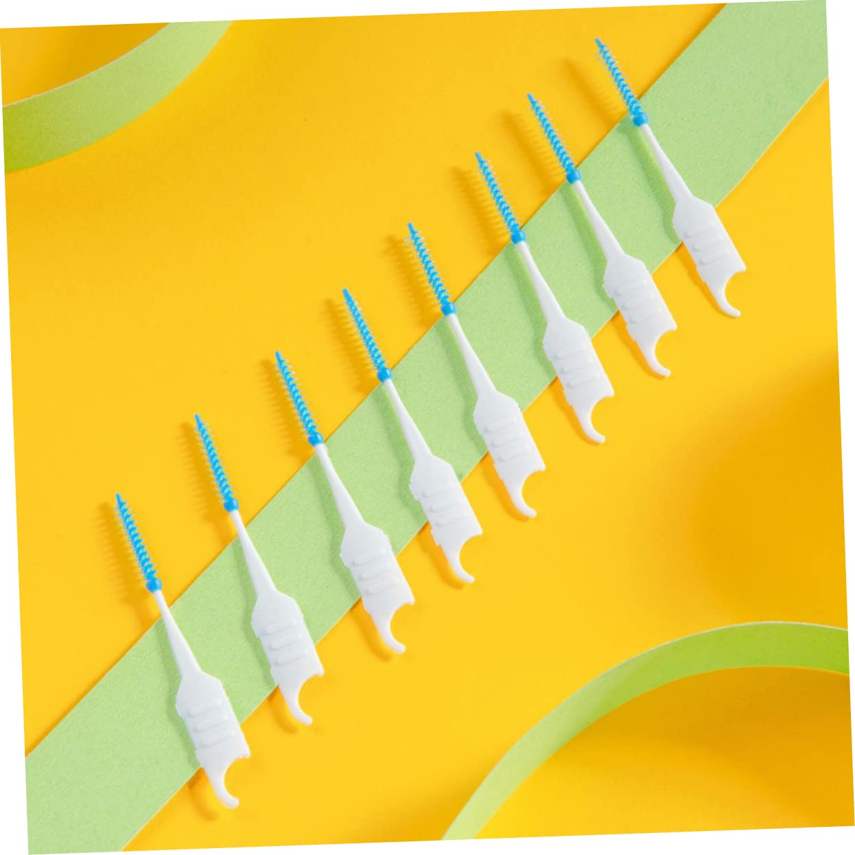 Healeved 4 Set Spazzolino Interdentale Plettri Di Gomma Dentifricio Elettrico Detersivo Prodotti Dente Per I Denti Scrubber Orale Blue Testina in Tpe Per Uso Alimentare 200 Pezzi * 4