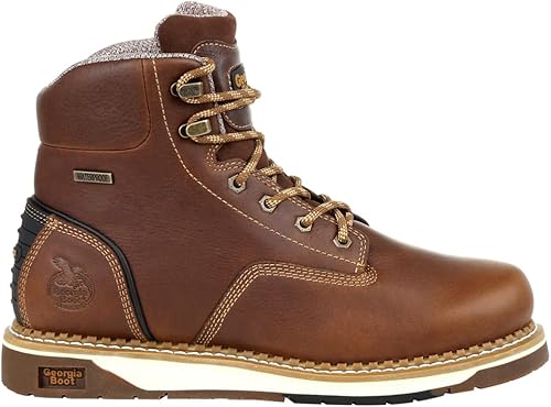 Georgia Boot AMP LT - Botas de trabajo impermeables de 6 pulgadas