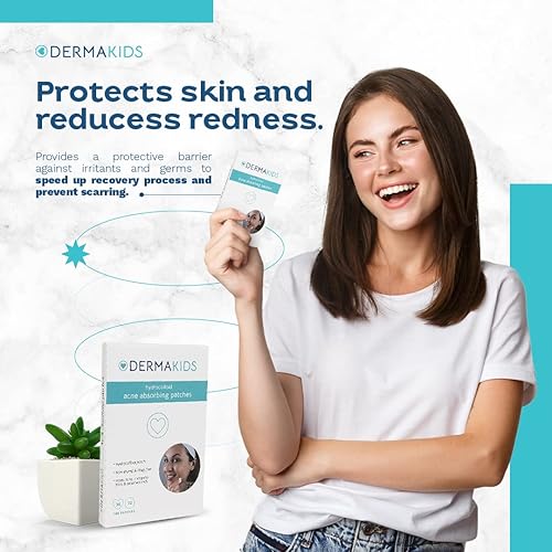 Miniatura 7 de Dermakids Parches hidrocoloides  Puntos de acné calcomanías de espinillas para niños y adolescentes  Cubiertas de manchas para proteger las