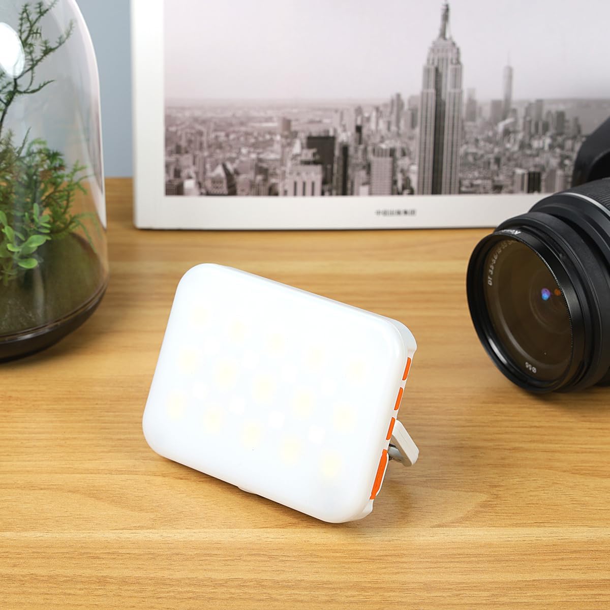 Tent Lights for Camping, Rechargeable Camping Lights for Tent, Camping Tent Light with 8 Brightness Modes for Power Outages, Emergency, Tent, Outdoor (White)