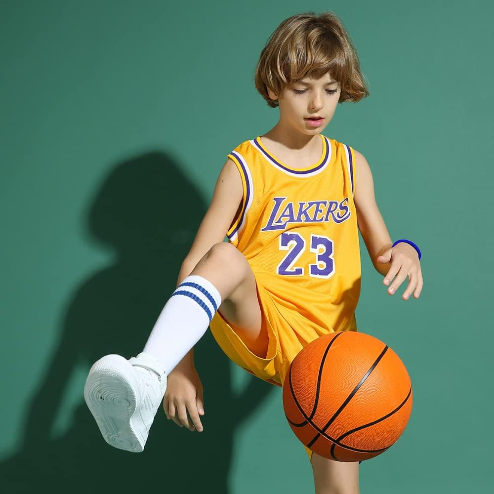 DaceStar Completo Basket Bambino,Completo Basket Ragazzo 2 Pezzi,Maglia Completino Basket Bambino Popolare,Maglia Basket Bambino, Completi Basket Ragazzo 4 5 6 8 10 12 anni