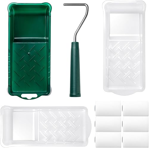 Kit de rodillo de pintura de espuma CoatPro Twools, 2 pulgadas, paquete de 10 rodillos pequeños con rodillo de pintura de espuma de alta densidad