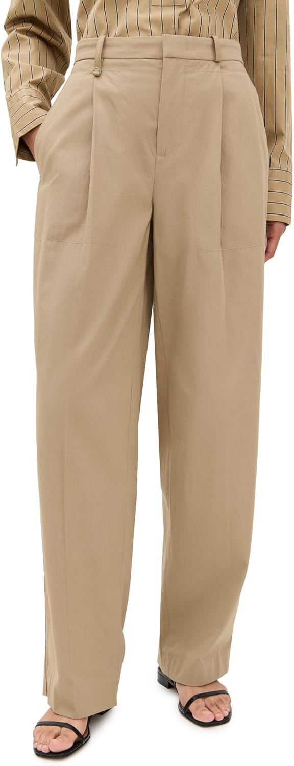 Vince Women's Mid Waist Pleat Front Trousers