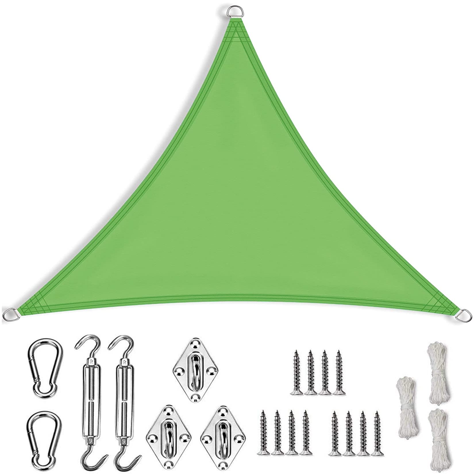 Voile d'ombrage triangle pour terrasse et balcon ombragé en été