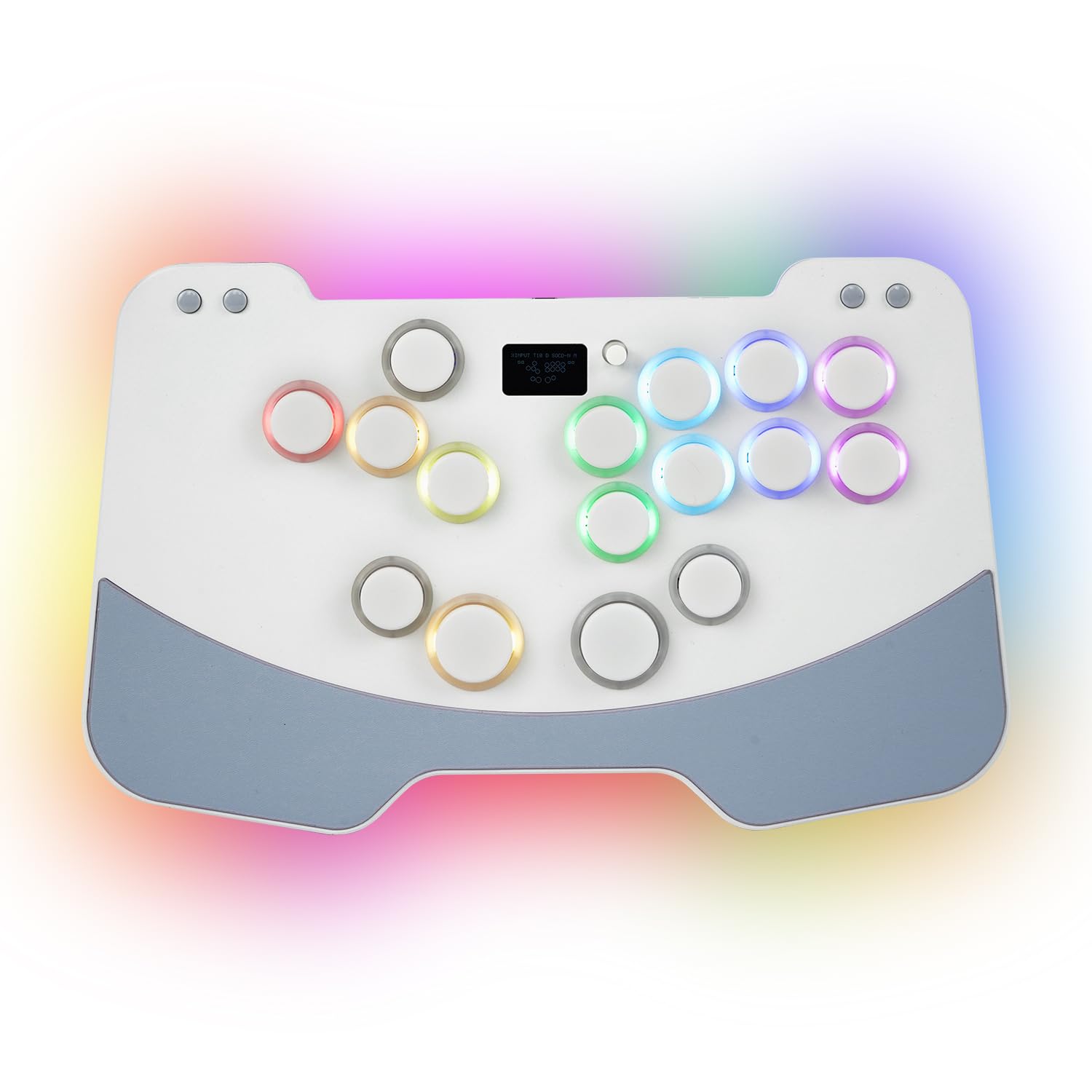 Duelpad Leverless Controller Arcade Stick, Zen16 Plus-Aluminum Leverless Controller for PC/PS3/PS4/PS5/Switch/Steam, All-Button Arcade Stick with SOCD/TURBO/Custom RGB/Hot-Swap/Low-Profile Switch (Extra Large)
