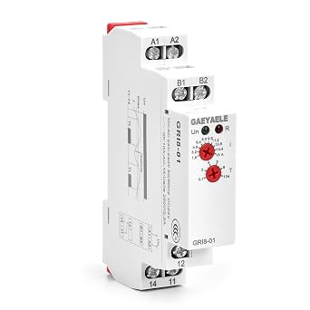 Current Monitoring Relay Overcurrent Undercurrent Protection Relay0.1-1A,AC/DC24V240V
