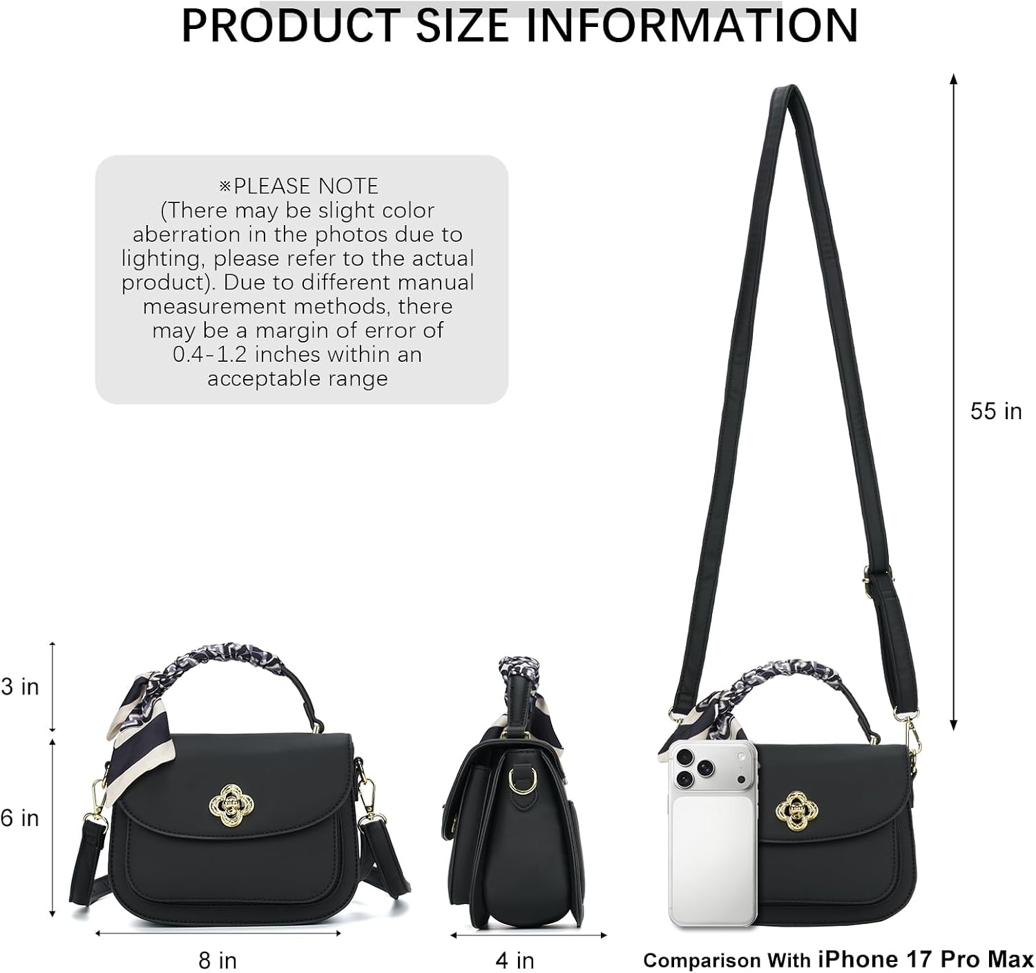 ALEX&MIA Women’s Top-Handle Handbag, Vintage Crossbody Satchel with Adjustable Strap, Small Purse for Daily Use