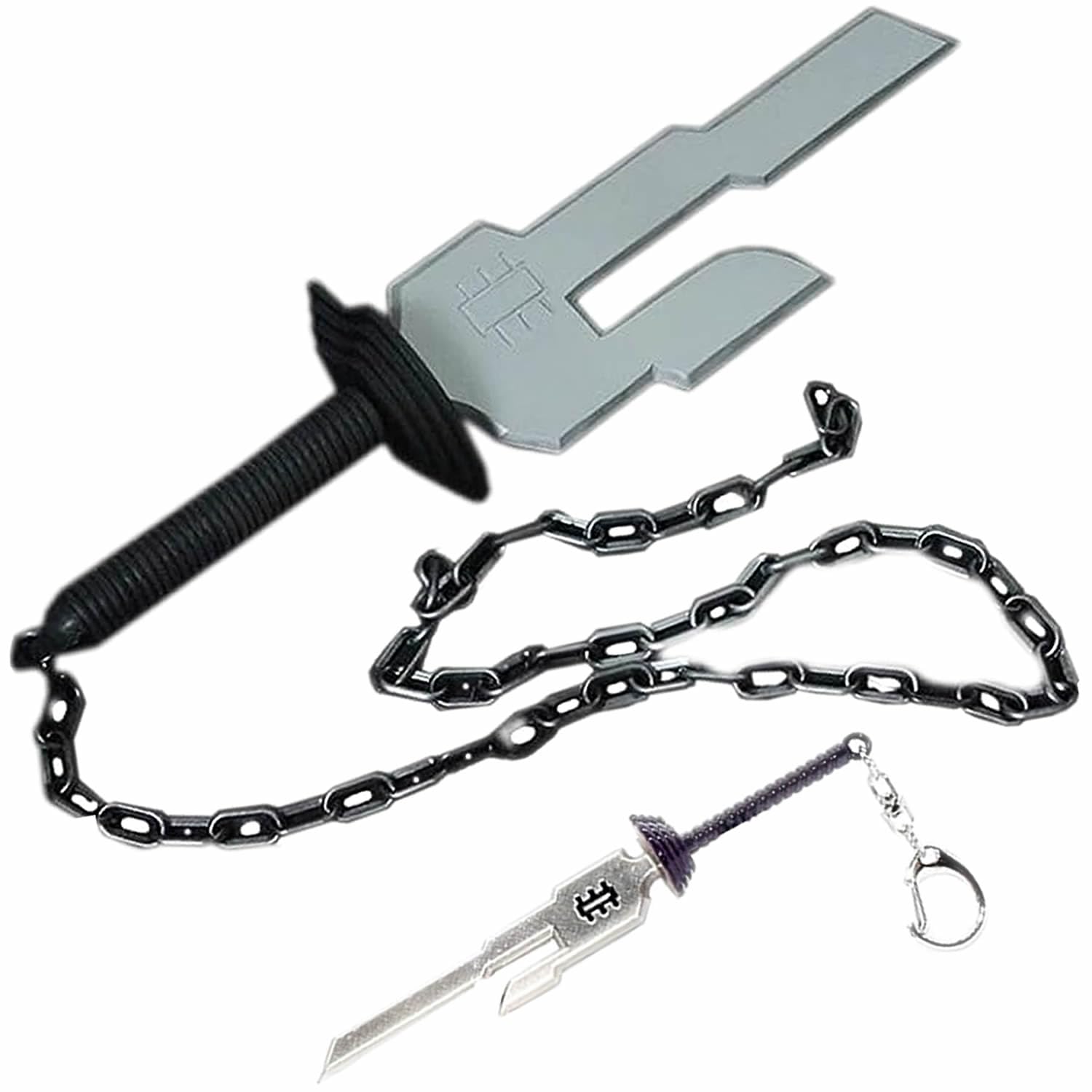 Toji Fushiguro Cosplay Weapon Anime Toji Fushiguro Cosplay Prop Chain Costume (Prop+Keychain)