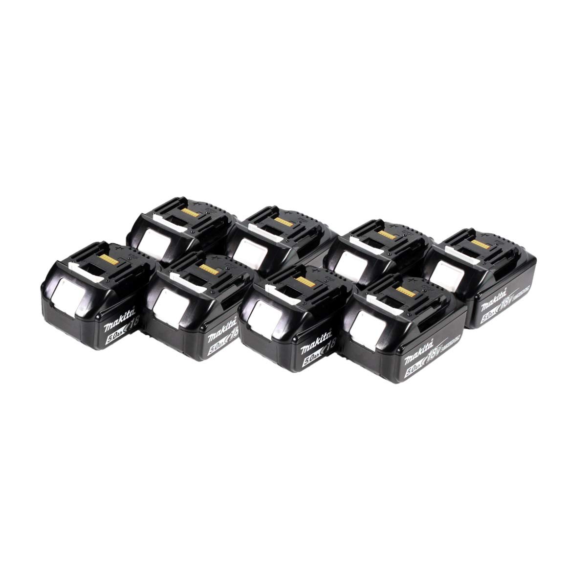 Makita Super Power Source Kit DC18SF - Cargador múltiple con 8 baterías BL1850 de 18 V y 5,0 Ah