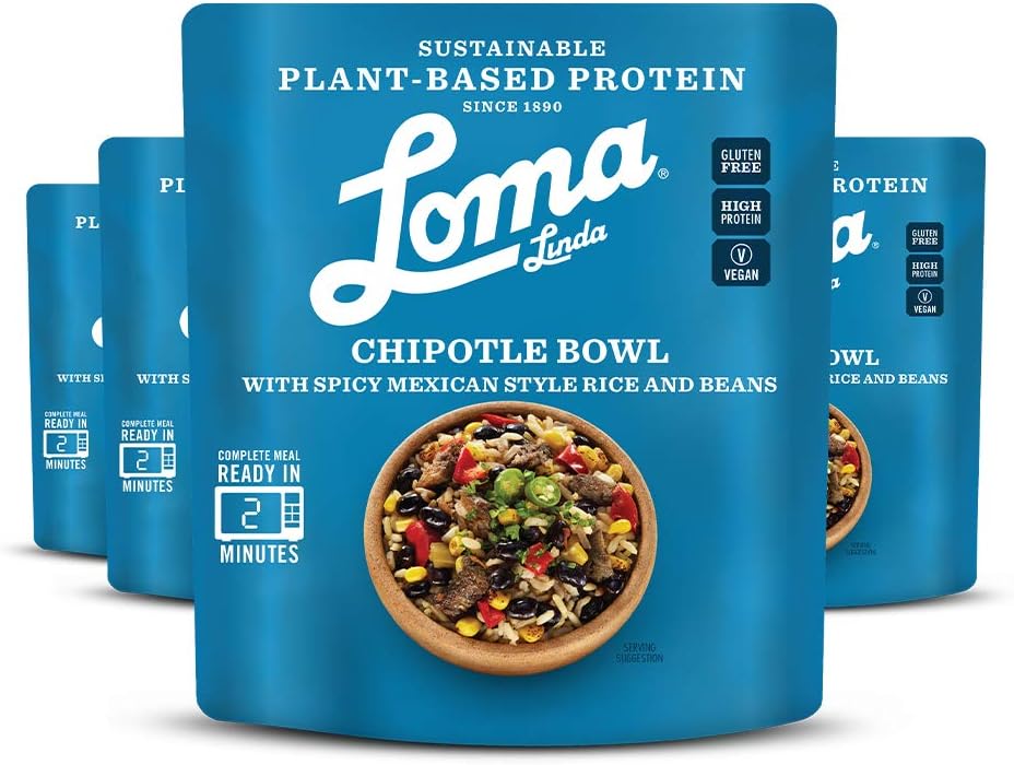 Loma Linda - Plant-Based Complete Meal Solution - Pad Thai Konjac Noodles (284g) (Pack of 4) - Non-GMO, Gluten Free