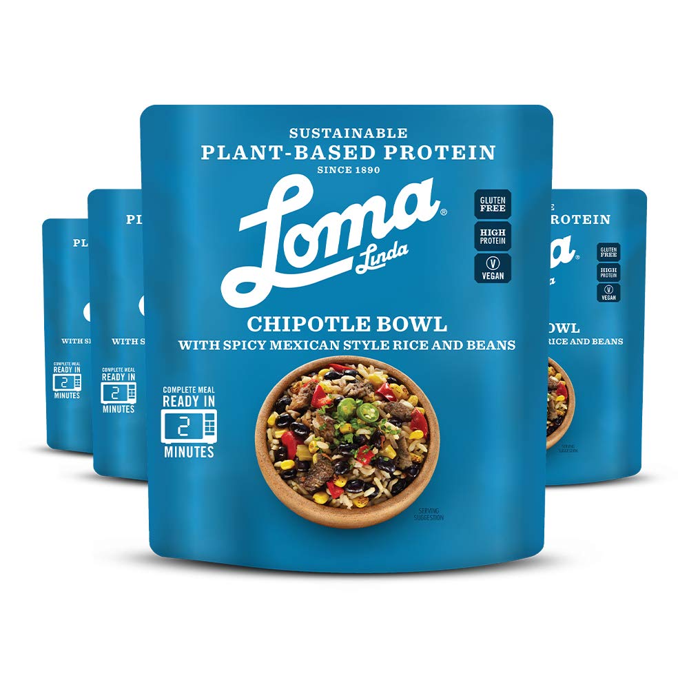 Loma Linda - Plant-Based Complete Meal Solution - Pad Thai Konjac Noodles (284g) (Pack of 4) - Non-GMO, Gluten Free