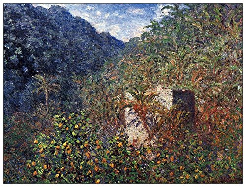 Panneau décoratif en bois Monet Claude The Valley Sasso de grand format