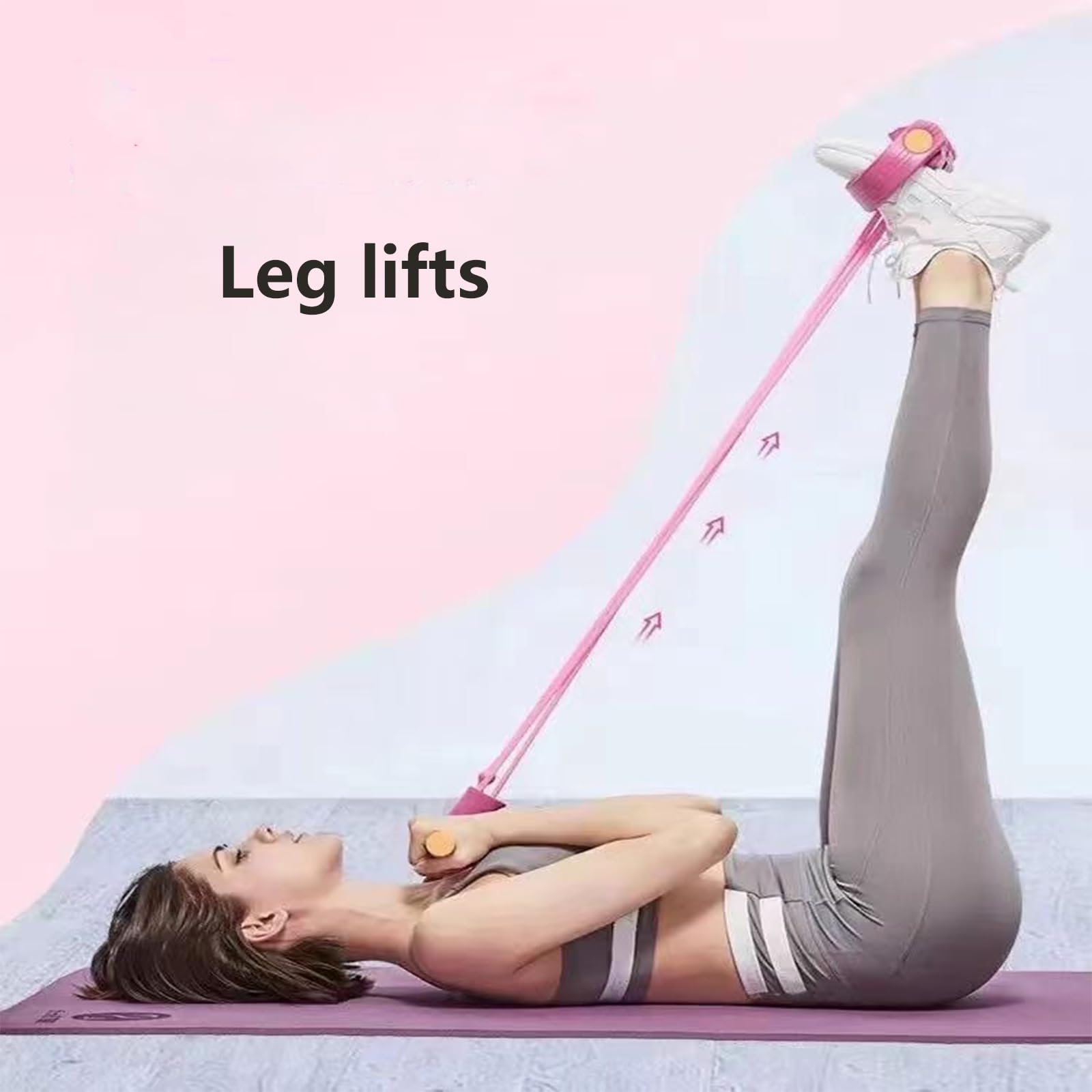 Accustomedtoit 8-Rohr Pedalwiderstandsgerät - Verstellbares Ganzkörper-Trainingsgerät