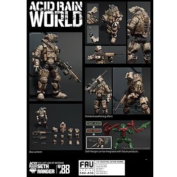 アシッドレイン ACID RAIN セスレンジャー　+ 火力強化パックセット 放射能に汚染された世界が舞台の『アシッドレインワールド』から