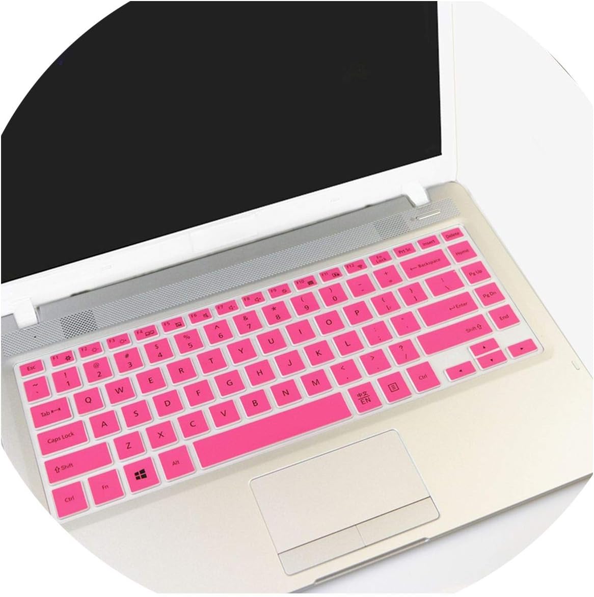 Silicone Keyboard Cover Skin Protector For Samsung Ativ Book 5 Np 500R4K 300E4M 370E4K 370E4J 340Xaa 500R4H 500R4L 14 Inch,pink