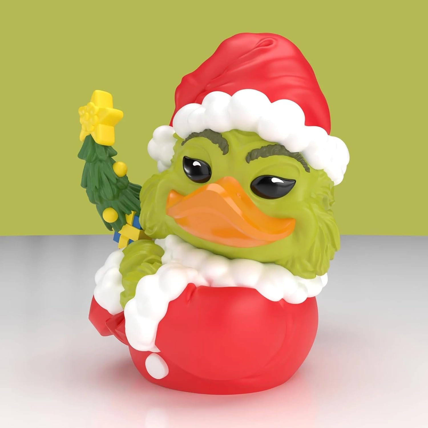 TUBBZ: The Grinch - Santa Outfit Grinch Rubber Duck Collectible Toy 3.5" image 3