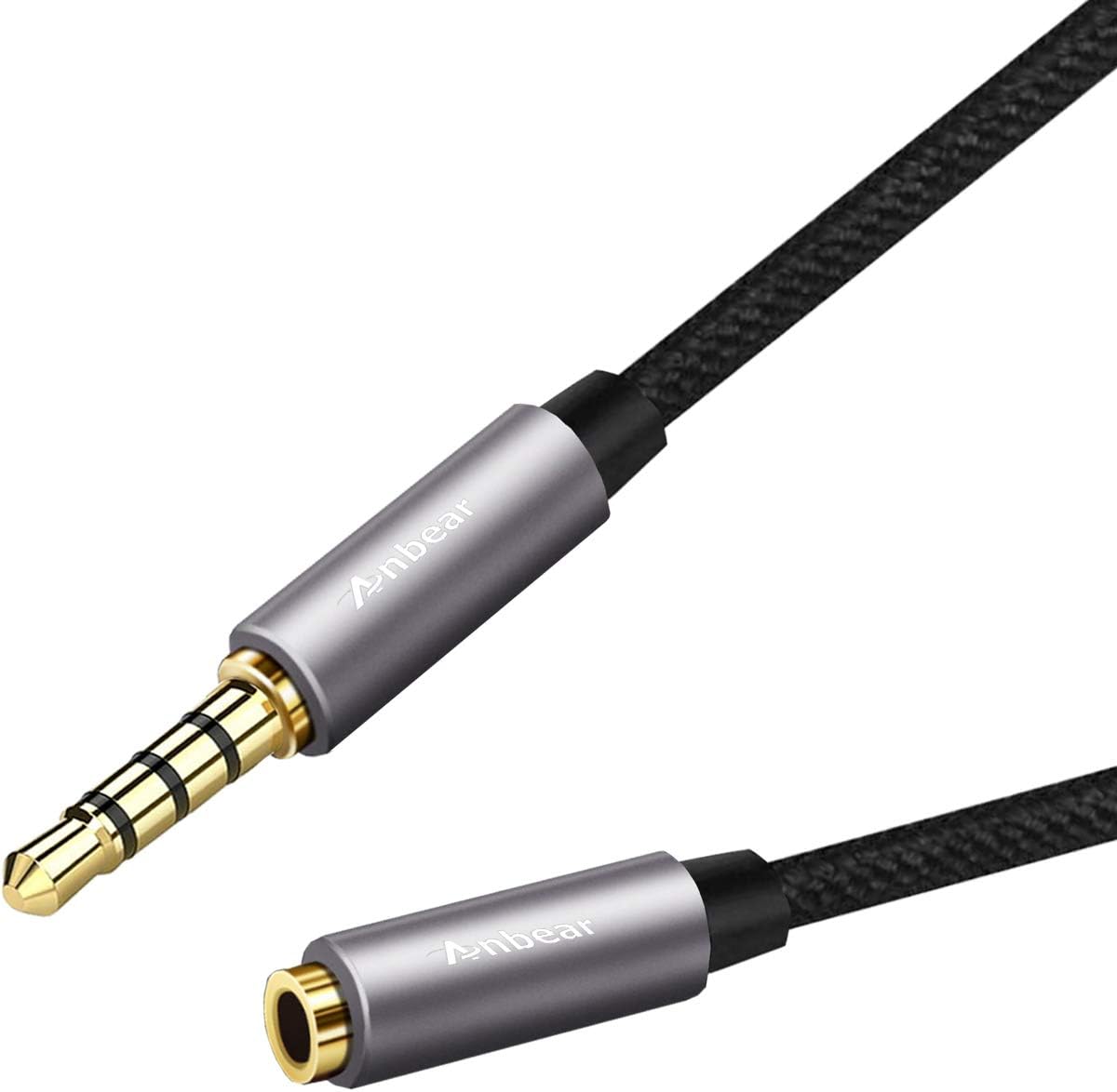 Buy Headphone Extension Cable 4ft Anbear Gold Plated 3 5mm Stereo Audio Cable Hi Fi Sound Male To Female Nylon Braided Audio Cord Extension Cable Compatible With Ipad Smartphones Tablets Media Players Online In Turkey B08hhjls5g