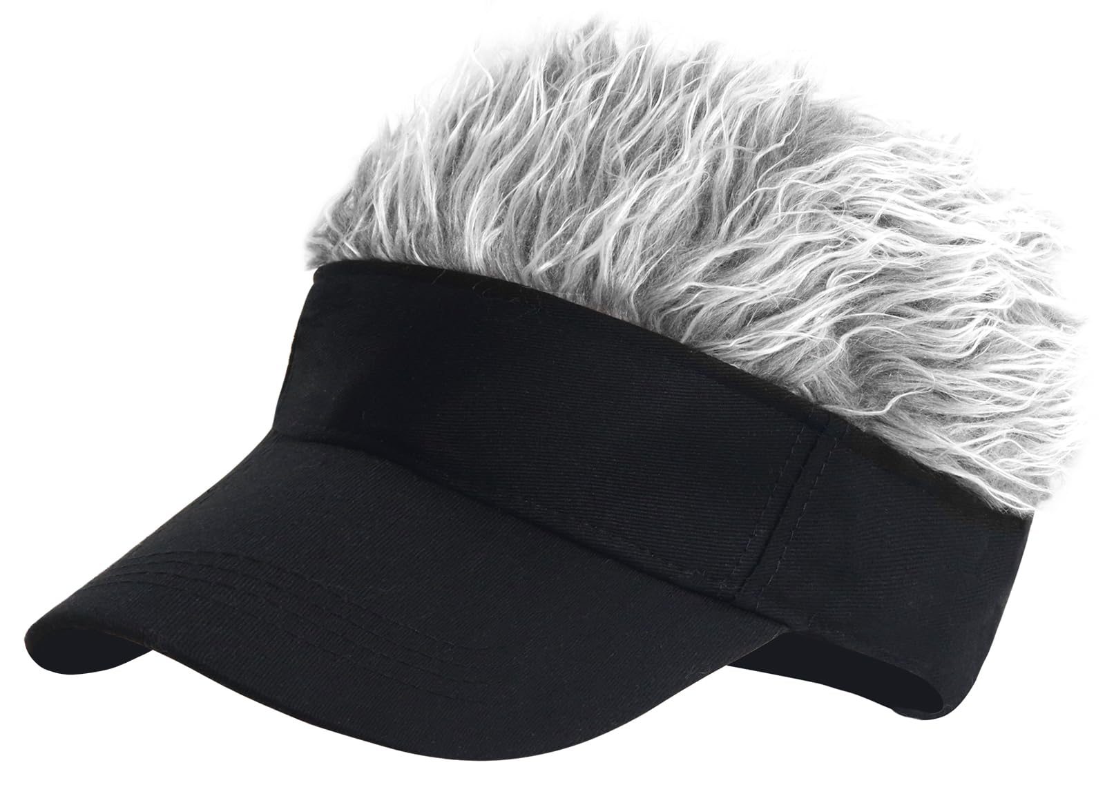 Casquette de baseball avec perruque à pointes pour homme taille réglable - 8