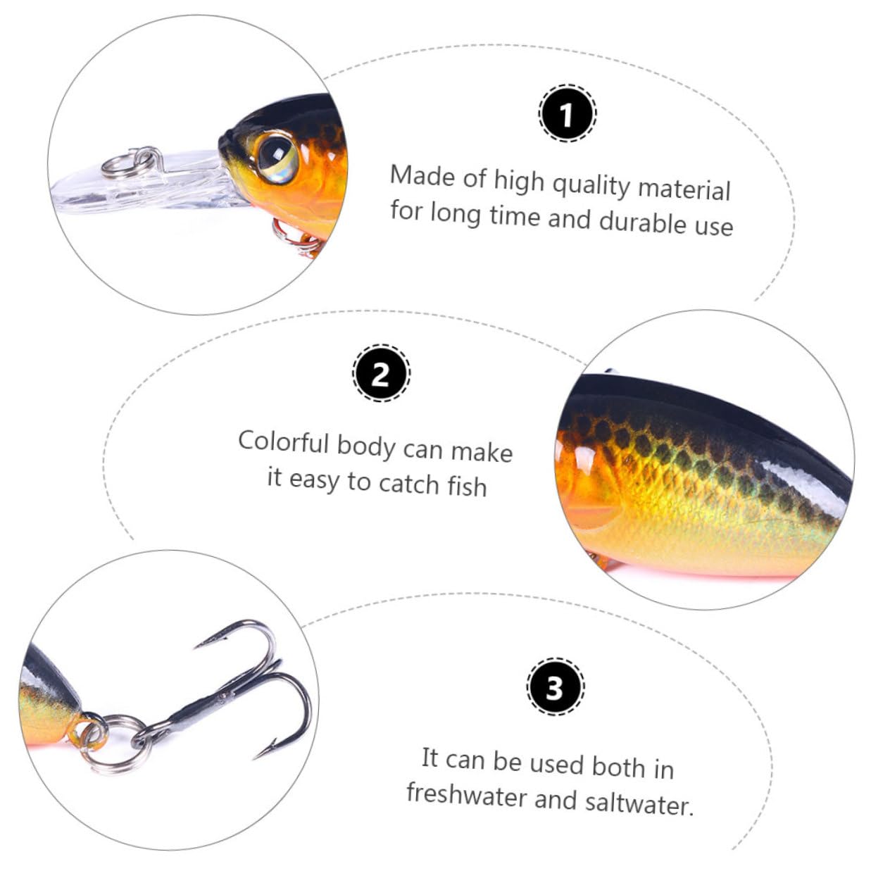 Toyvian Señuelo Cebo Artificial Abordar Kit De Señuelos De Pesca Señuelos Cebos Sonajas Azul Equipo Pececillo Desechos Cebos Coloridos Cebo De Pesca Vistoso Abs