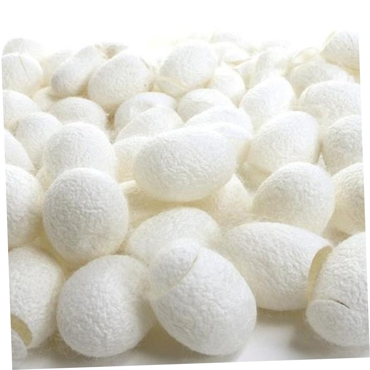 FOMIYES 600 Piezas Capullos De Seda Natural Bolas De Limpieza Facial Exfoliante Natural De Gusanos De Seda Capullos De Bolas De Seda Natural De Maquillaje A7 Cosmético