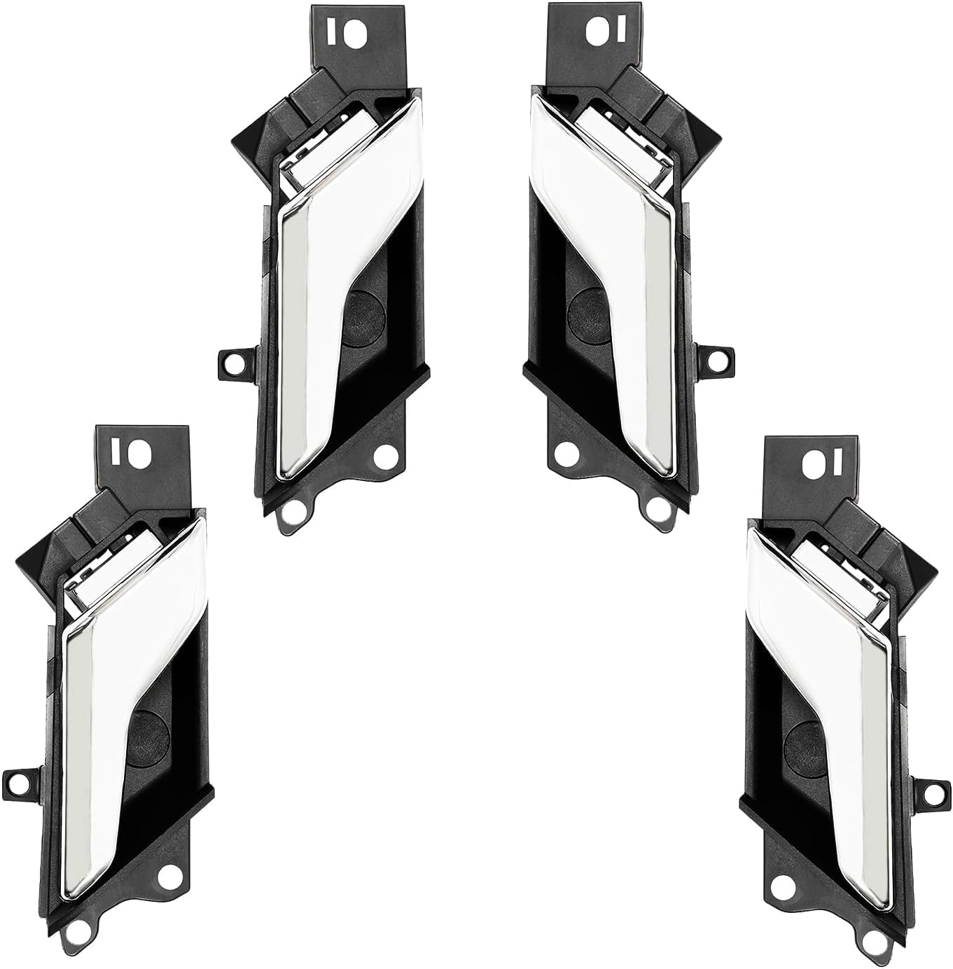 Inside Interior Door Handle Compatible with 2012-2015 Captiva Sport, 2008-2010 Vue Hybrid Replace# 20983660, 20983661 Left and Right Side Set of 4