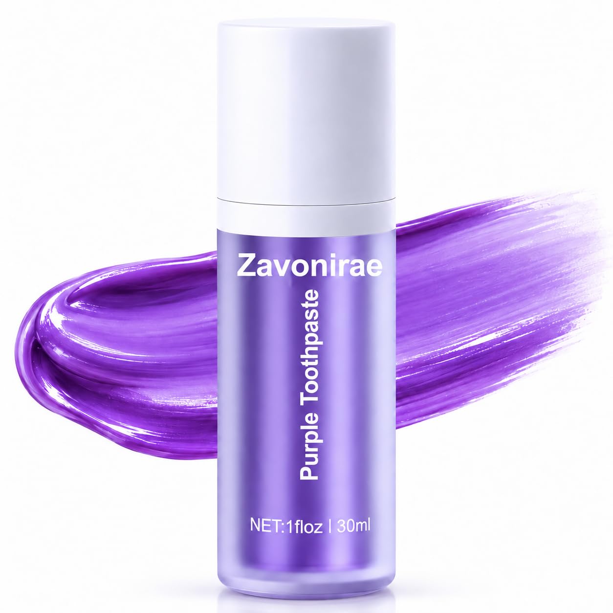 Lila Zahnpasta Weiße Zähne, 30ML Whitening Zahnpasta Lila Zahnaufhellung, Purple Teeth Whitening Toothpaste, Farbkorrektor Zahnpasta