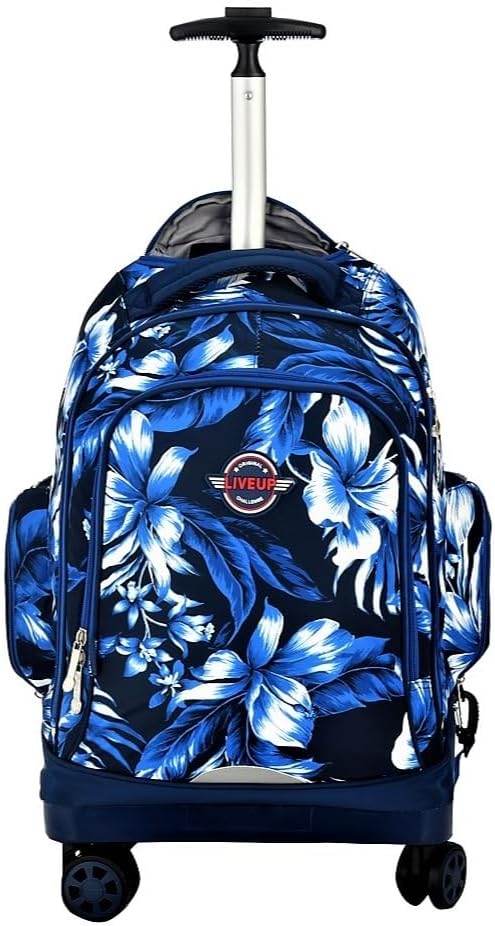 Live up Blue trolley school bag (28 * 20 * 50)
