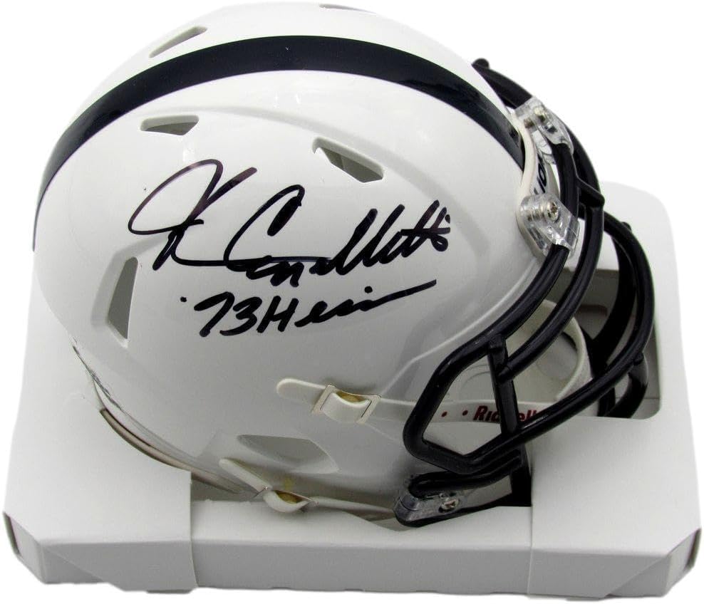 John Cappelletti Autographed/Insc Penn State Mini Speed Helmet JSA 184708 - Autographed College Helmets